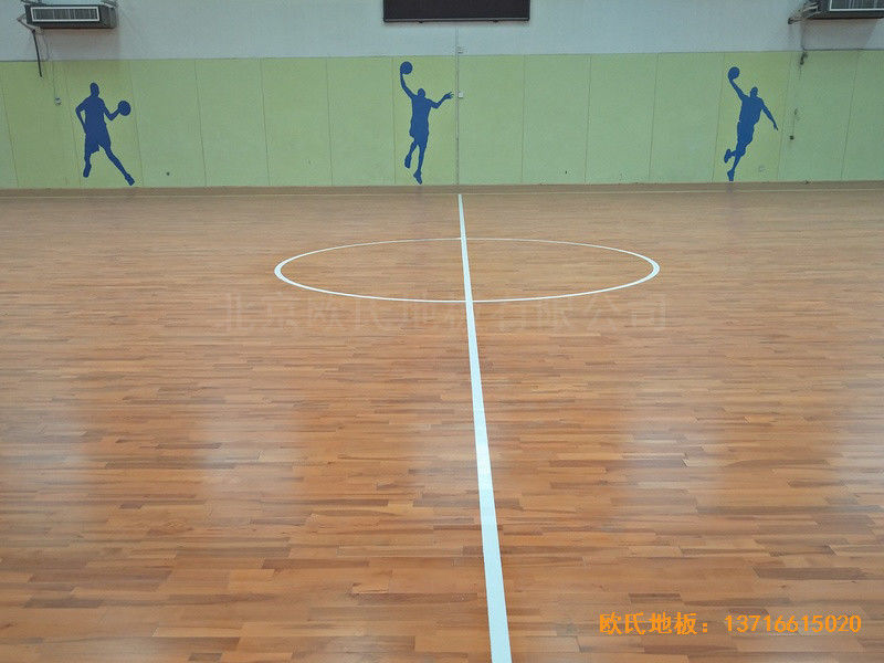 陽煤集團(tuán)三礦球館運(yùn)動地板安裝案例3