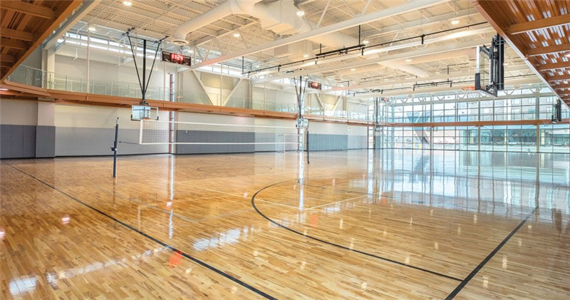 室內籃球場木地板