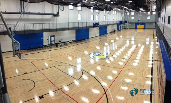 室內籃球場木地板廠家3