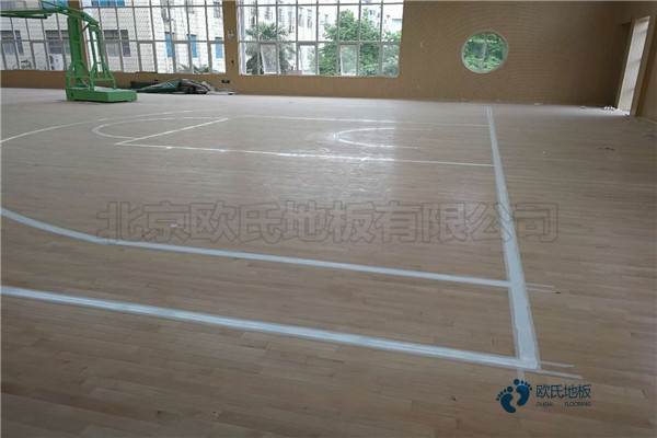 學(xué)?；@球場(chǎng)館木地板輔設(shè)1